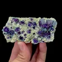 Natural Blue Purple Phantom Fluorite Mineral Specimen,High Quality Specimen,YINDU,INNER MONGOLIA,CHINA(90*44*21mm) - image 1