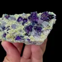 Natural Blue Purple Phantom Fluorite Mineral Specimen,High Quality Specimen,YINDU,INNER MONGOLIA,CHINA(90*44*21mm) - image 3