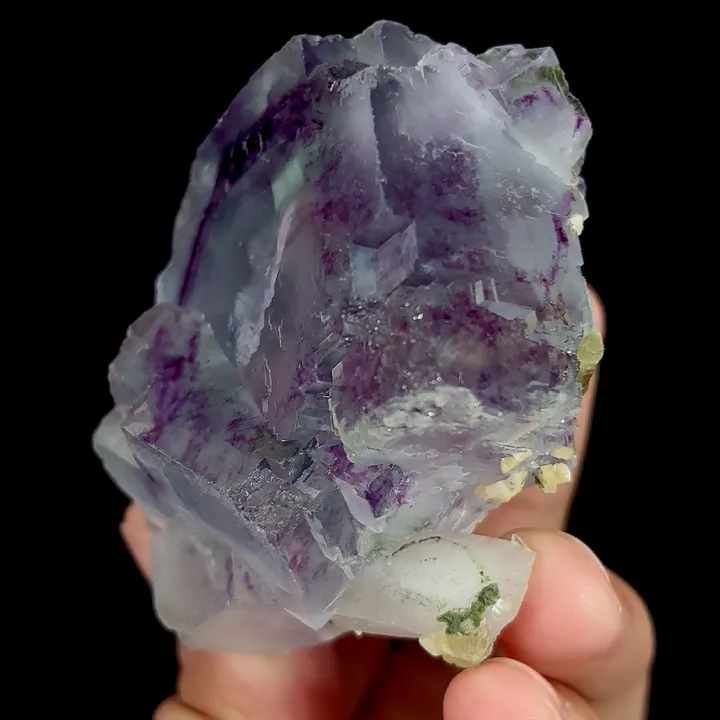 Natural Blue Purple Phantom Fluorite, Mineral Specimen:Yaogangxian,Hunan (50*45*65MM) - image 3