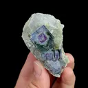 Natural Blue Purple Phantom Fluorite, Mineral Specimen:Yaogangxian,Hunan (60*40*20MM) - image 2