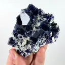 Natural Blue Purple Phantom Fluorite,Mineral Specimen:YINDU NEIMENG (80*65*20mm) - image 2