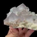 Natural Blue Purple Window Fluorite and Dolomite Mineral Specimen,High Quality Specimen,XIANGHUALING,HUNAN,CHINA(130*80*48mm) - image 2