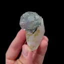 Natural Blue Stepped Fluorite and Crystal Mineral Specimen,High Quality Specimen,YAO GANG XIAN,HUNAN,CHINA(44*26*33mm) - image 1