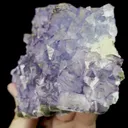 Natural Blue Stepped Fluorite Mineral Specimen,High Quality Specimen,YAO GANG XIAN,HUNAN,CHINA(112*120*32mm) - image 3