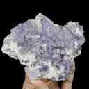 Natural Blue Stepped Fluorite Mineral Specimen,High Quality Specimen,YAO GANG XIAN,HUNAN,CHINA(112*120*32mm) - image 2