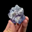 Natural Blue Stepped Fluorite Mineral Specimen,High Quality Specimen,YAO GANG XIAN,HUNAN,CHINA(40*42*27mm) - image 4