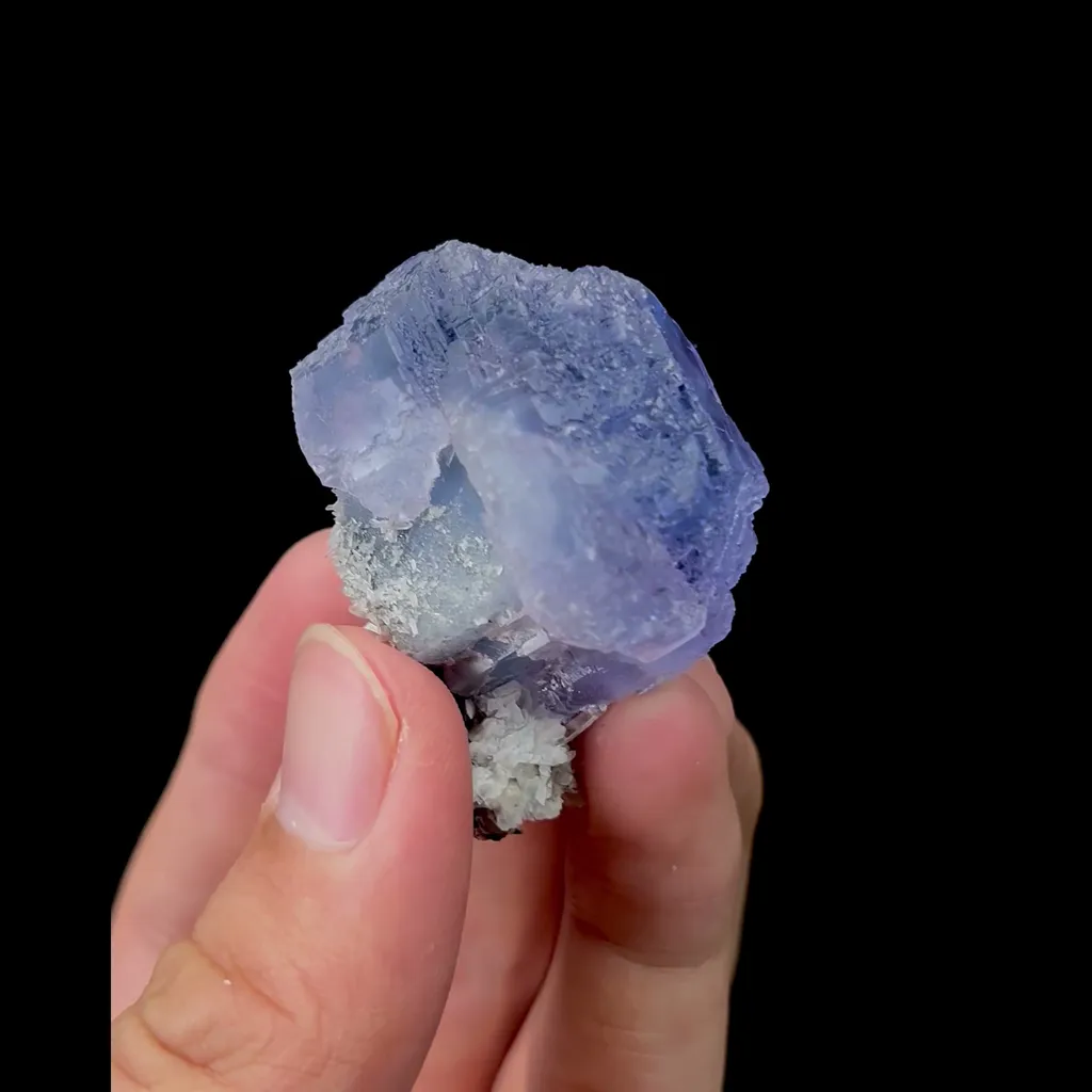 Natural Blue Stepped Fluorite Mineral Specimen,High Quality Specimen,YAO GANG XIAN,HUNAN,CHINA(43*36*28mm) - image 2