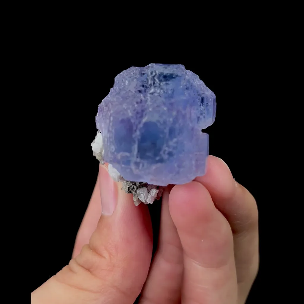 Natural Blue Stepped Fluorite Mineral Specimen,High Quality Specimen,YAO GANG XIAN,HUNAN,CHINA(43*36*28mm) - image 3