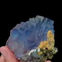 Natural Blue Stepped Fluorite Mineral Specimen,High Quality Specimen,YAO GANG XIAN,HUNAN,CHINA(66*64*38mm) - image 3