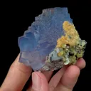 Natural Blue Stepped Fluorite Mineral Specimen,High Quality Specimen,YAO GANG XIAN,HUNAN,CHINA(66*64*38mm) - image 2
