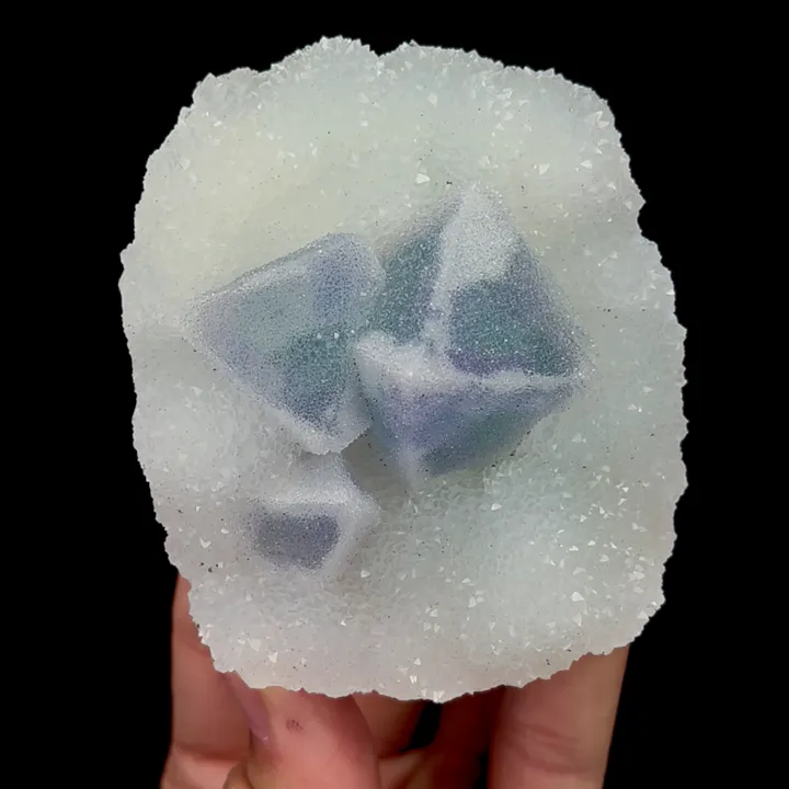 Natural Blue Sugar Fluorite,Mineral Specimen:FUJIAN,China (70*40*90mm) - image 3