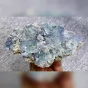 Natural Blue Transparent Cubic Fluorite comes from Yaogangxian,Hunan 140*85*40MM - image 4