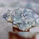Natural Blue Transparent Cubic Fluorite comes from Yaogangxian,Hunan 140*85*40MM - image 2