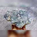 Natural Blue Transparent Cubic Fluorite comes from Yaogangxian,Hunan 140*85*40MM - image 1