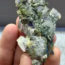 Natural Blue Transparent Cubic Fluorite comes from Yaogangxian,Hunan 50*35*20MM - image 4