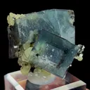 Natural Blue Transparent Cubic Fluorite, Mineral Specimen:Yaogangxian,Hunan (30*30*35MM) - image 2