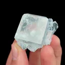 Natural Blue Transparent Cubic Fluorite, Mineral Specimen:Yaogangxian,Hunan (30*35*20MM) - image 2