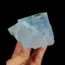 Natural Blue Transparent Cubic Fluorite, Mineral Specimen:Yaogangxian,Hunan (70*85*70MM) - image 4