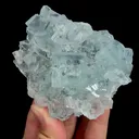 Natural Blue Transparent Cubic Fluorite, Mineral Specimen:Zhejiang,China (80*70*25MM) - image 4