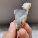 Natural Blue Transparent Fluorite and Dolomite Symbiosis comes from Yaogangxian,Hunan 50*35*20MM - image 3