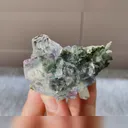 Natural Blue Transparent Fluorite and Quartz Symbiosis comes from Yaogangxian,Hunan 75*40*30MM - image 2