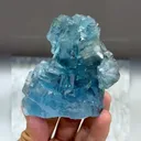 Natural Blue Transparent Fluorite comes from Yaogangxian,Hunan 60*80*35MM - image 2
