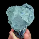 Natural Blue Transparent Fluorite, Mineral Specimen:Yaogangxian,Hunan (55*75*40MM) - image 6