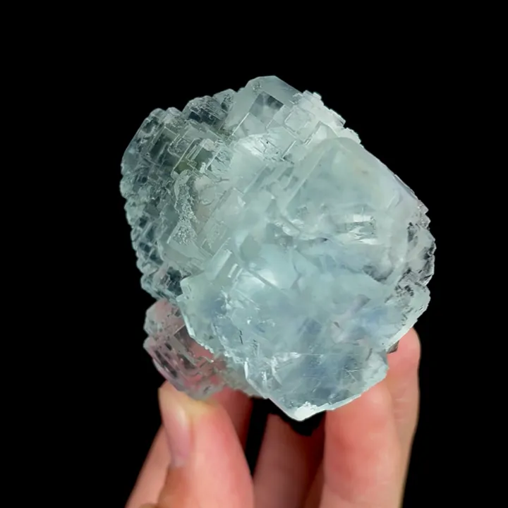 Natural Blue Transparent Fluorite, Mineral Specimen:Yaogangxian,Hunan (55*75*40MM) - image 4