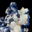 Natural Blueberry Fluorite and Candle Crystal Mineral Specimen,High Quality Specimen,HUANGGANG LIANG,INNER MONGOLIA,CHINA(137*115*73mm) - image 3
