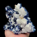 Natural Blueberry Fluorite and Candle Crystal Mineral Specimen,High Quality Specimen,HUANGGANG LIANG,INNER MONGOLIA,CHINA(137*115*73mm) - image 4