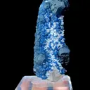 Natural Blueberry Fluorite and Quartz Coexist comes from Huanggangliang,Neimenggu 40*35*70MM - image 2