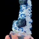 Natural Blueberry Fluorite and Quartz Coexist comes from Huanggangliang,Neimenggu 40*35*70MM - image 5