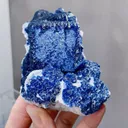 Natural Blueberry Fluorite and Quartz Coexist comes from Huanggangliang,Neimenggu75*45*90MM - image 5