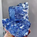 Natural Blueberry Fluorite and Quartz Coexist comes from Huanggangliang,Neimenggu75*45*90MM - image 2