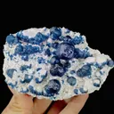 Natural Blueberry Fluorite and Quartz Symbiosis comes from Inner Mongolia,China 115*75*40MM - image 1
