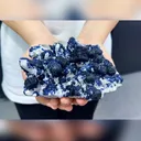 Natural Blueberry Fluorite comes from Huanggangliang,Inner Mongolia 160*100*70MM - image 2