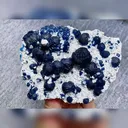 Natural Blueberry Fluorite comes from Inner Mongolia,China 110*80*30MM - image 3