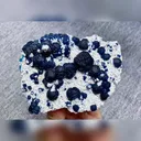 Natural Blueberry Fluorite comes from Inner Mongolia,China 110*80*30MM - image 4