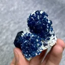 Natural Blueberry Fluorite comes from Inner Mongolia,China 50*45*35MM - image 3
