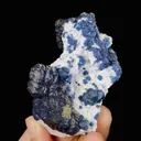 Natural Blueberry Fluorite comes from Inner Mongolia,China 60*40*85MM - image 2