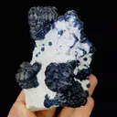 Natural Blueberry Fluorite comes from Inner Mongolia,China 60*40*85MM - image 3