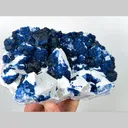 Natural Blueberry Fluorite, Mineral Specimen: Inner Mongolia,China (160*90*50MM) - image 3