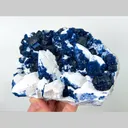 Natural Blueberry Fluorite, Mineral Specimen: Inner Mongolia,China (160*90*50MM) - image 2