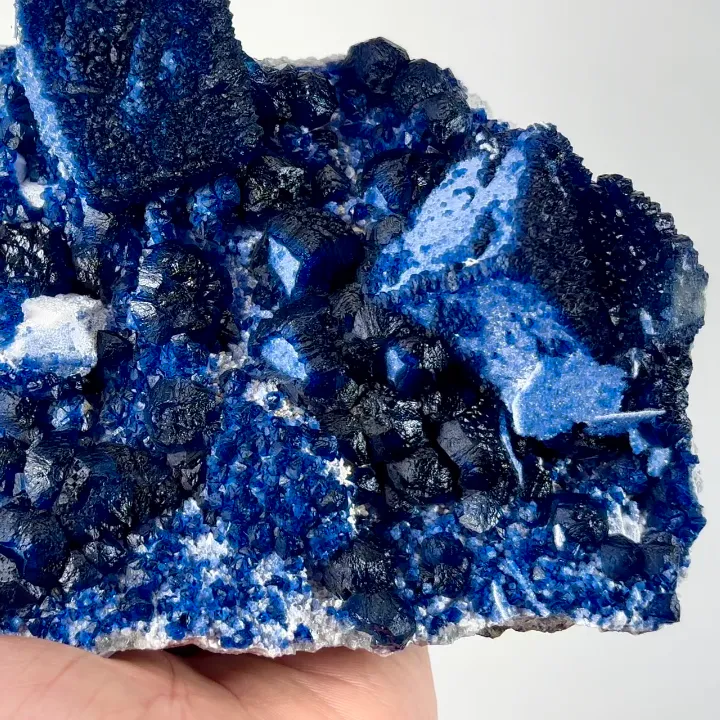 Natural Blueberry Fluorite, Mineral Specimen: Inner Mongolia,China (170*95*70MM) - image 3
