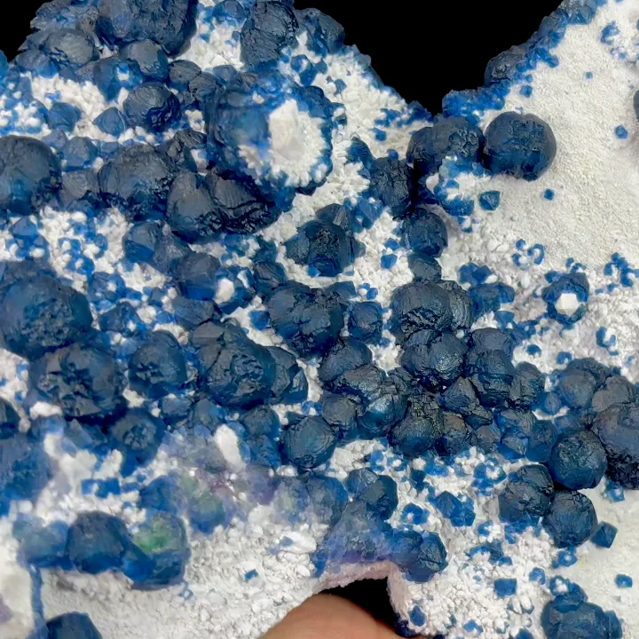 Natural Blueberry Fluorite, Mineral Specimen: Inner Mongolia,China (250*150*100MM) - image 2