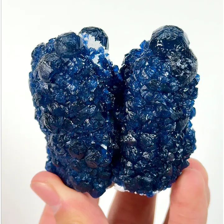 Natural Blueberry Fluorite, Mineral Specimen: Inner Mongolia,China (60*65*35MM) - image 3