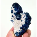 Natural Blueberry Fluorite, Mineral Specimen: Inner Mongolia,China (60*65*35MM) - image 2