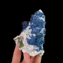 Natural Blueberry Fluorite, Mineral Specimen: Inner Mongolia,China (65*105*45MM) - image 4
