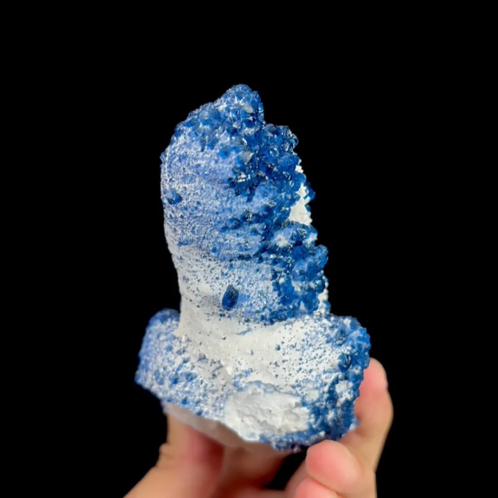 Natural Blueberry Fluorite, Mineral Specimen: Inner Mongolia,China (65*135*55MM) - image 4