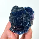 Natural Blueberry Fluorite, Mineral Specimen:Inner Mongolia,China (60*60*60MM) - image 2
